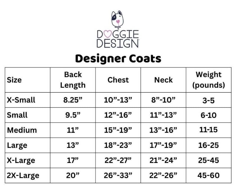 Doggie Design Jackets Sherpa Lined Dog Harness Coat Brown & White Plaid with Matching Leash