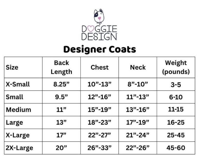 Doggie Design Jackets Sherpa Lined Dog Harness Coat Brown & White Plaid with Matching Leash