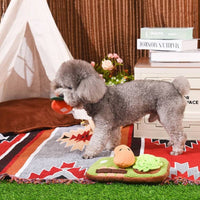 Hugsmart Products Inc dog toys Puppy Grow A Garden Sniffle Veggies Interactive Plush Dog Toy Set - 3 Pc