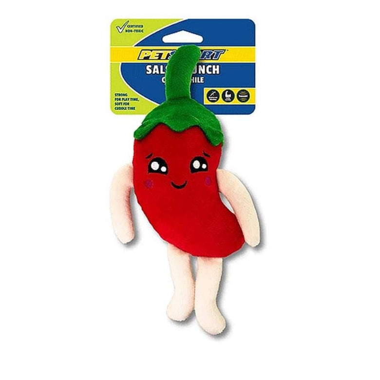 Petsport dog toys Salsa Bunch Charo Chile Plush Dog Toy