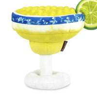 Barktender Pup-Arita with Lime Crinkle Plush Squeaky Dog Toy