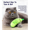 Catstages Cat Toys Crunchy Pickle Kicker Cat Toy