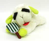 Lamb Chop Pickleball Plush Squeaky Dog Toy - 10.5"