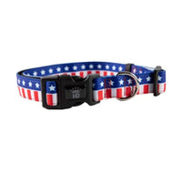 Barker's Bowtique Collars-Leashes S USA Patriotic Dog Collar