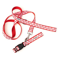 The Worthy Dog Leashes Colorblock Hearts Red Dog Leash - 2 Sizes