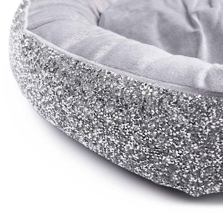 Sparkles Home pet beds Rhinestone Round Pet Bed