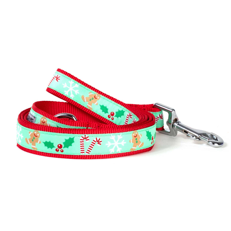 The Worthy Dog The Worthy Dog - Gingerbread Lead: Green / Large