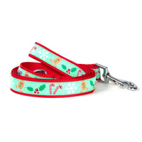 The Worthy Dog The Worthy Dog - Gingerbread Lead: Green / Large