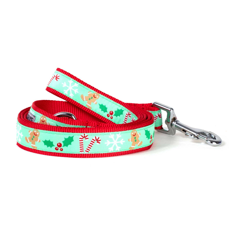 The Worthy Dog The Worthy Dog - Gingerbread Lead: Green / Large