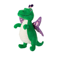 Petshop by Fringe Studio dog toys Flutter Rex Purple Butterfly Wings Plush Squeak Dog Toy