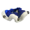 Hanukkah Ruff Festive Bells Blue Velvet Pet Collar
