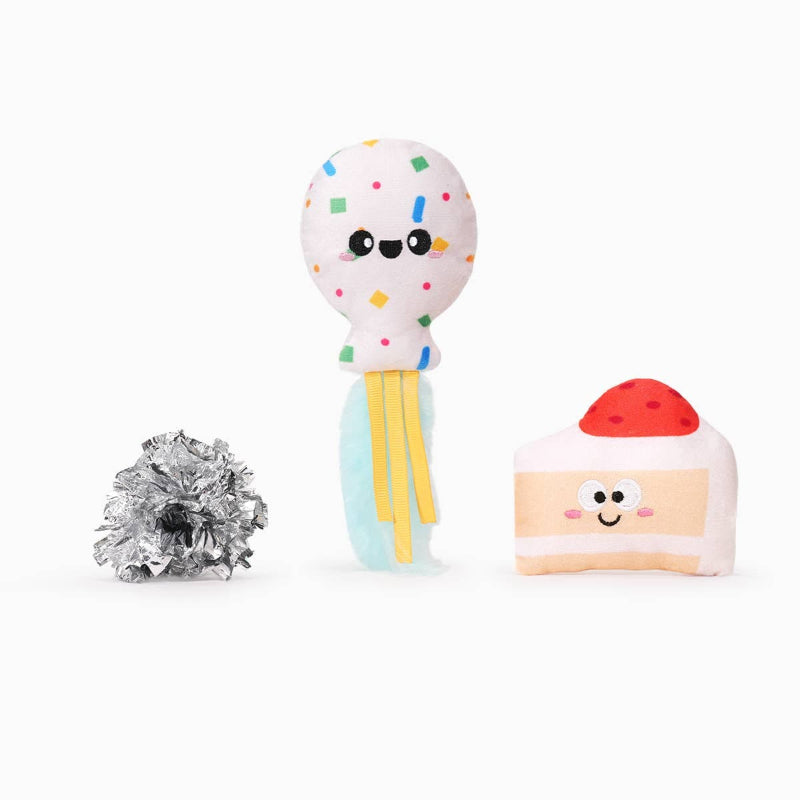 Hugsmart Products Inc Hugsmart Products Inc - HugSmart Pet - Yappy Birthday  | Balloon & Cake - Cat Toy