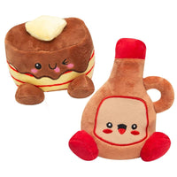 SnugArooz dog toys Pancake and Syrup Snug Buddies Squeak Plush Dog Toy Set - 2pk