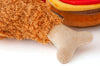 American Classic Fluffy's Fried Chicken Plush Squeaky Dog Toy