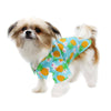 Doggie Design Collared Shirts Hawaiian Pineapple Luau Camp Dog Shirt