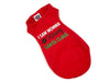House of FurBaby House of FurBaby - Holiday Pet Shirt | I Saw Mommy Kissing Santa Claus-2 Colors: Red / XS- 3-6 lbs