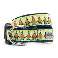 Luck 'O the Irish Gnome Holiday Festive Green Dog Collar