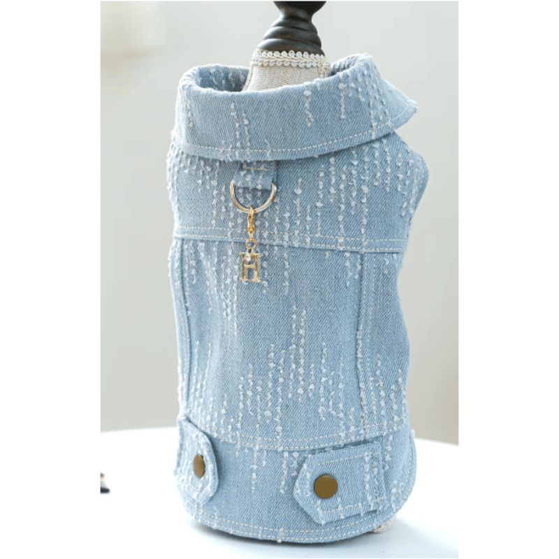 AE - PETCIRCLE dog apparel XS Denim Pendant Dog Vest