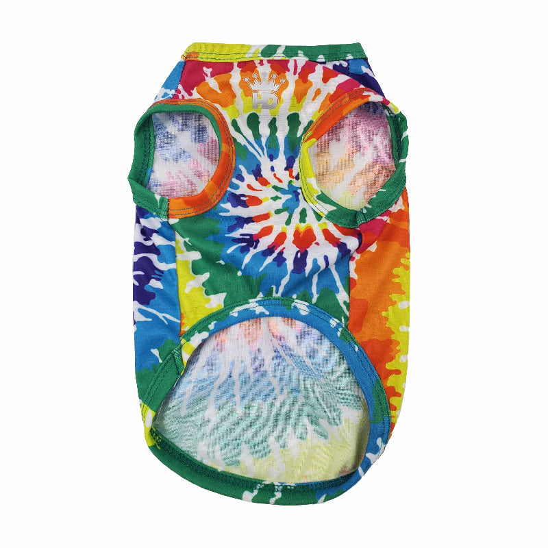 Barker's Bowtique Barker's Bowtique - HD Rainbow Pride Tie-Dyed Tank: X-Small
