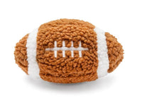 Thoozy dog toys Football Shaggy Plush Squeak Dog Toy - 6.5"