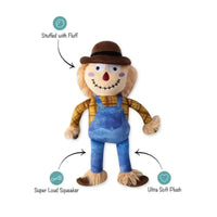PetShop by Fringe Studio dog toys On My Last Straw Scarecrow Dog Toy