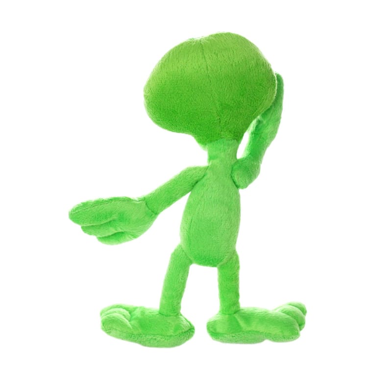 Tuffy Dog Toys - VIP Products dog toys Mighty Jr Liar Green Alien Plush Squeaky Dog Toy