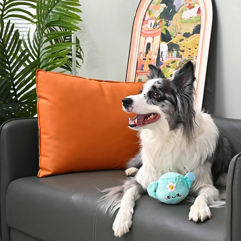 Puppy Garden Spring Watering Can Plush Squeaky Ball Dog Toy