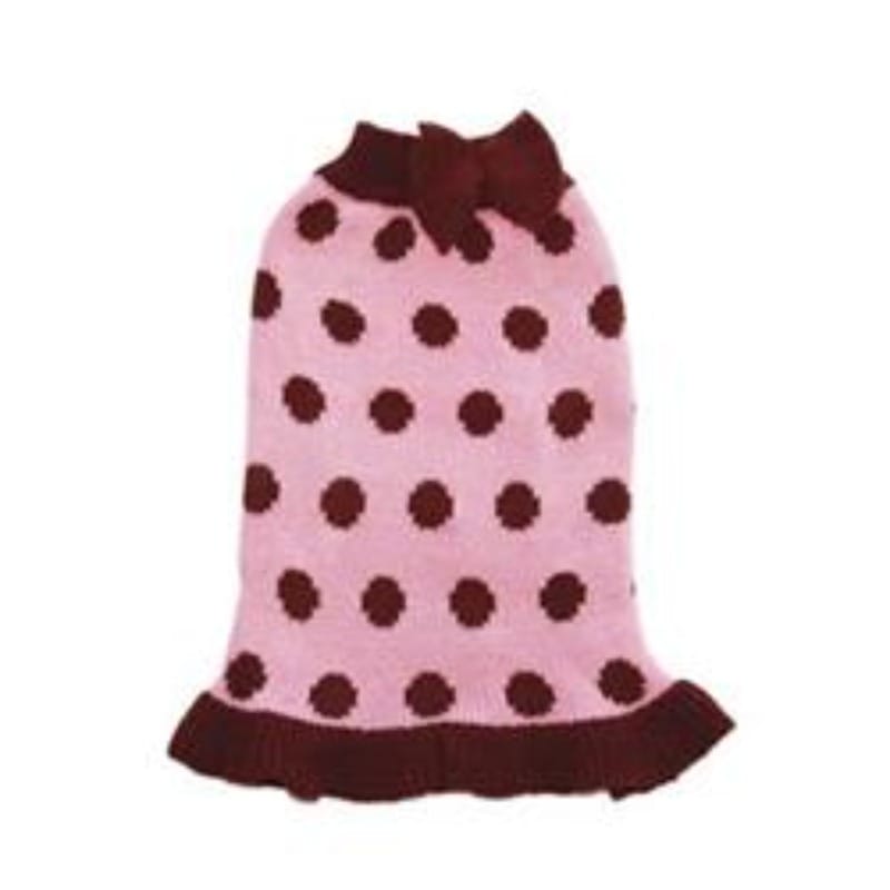 Dogo Pet Fashions Dresses XXS Bubble Dot Sweater Pet Dress