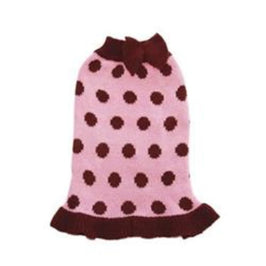 Dogo Pet Fashions Dresses XXS Bubble Dot Sweater Pet Dress