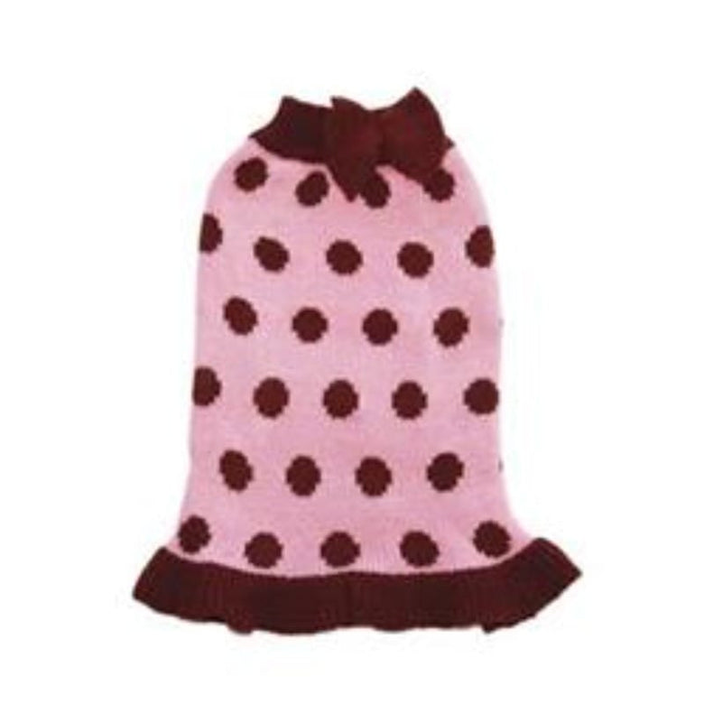 Dogo Pet Fashions Dresses XXS Bubble Dot Sweater Pet Dress
