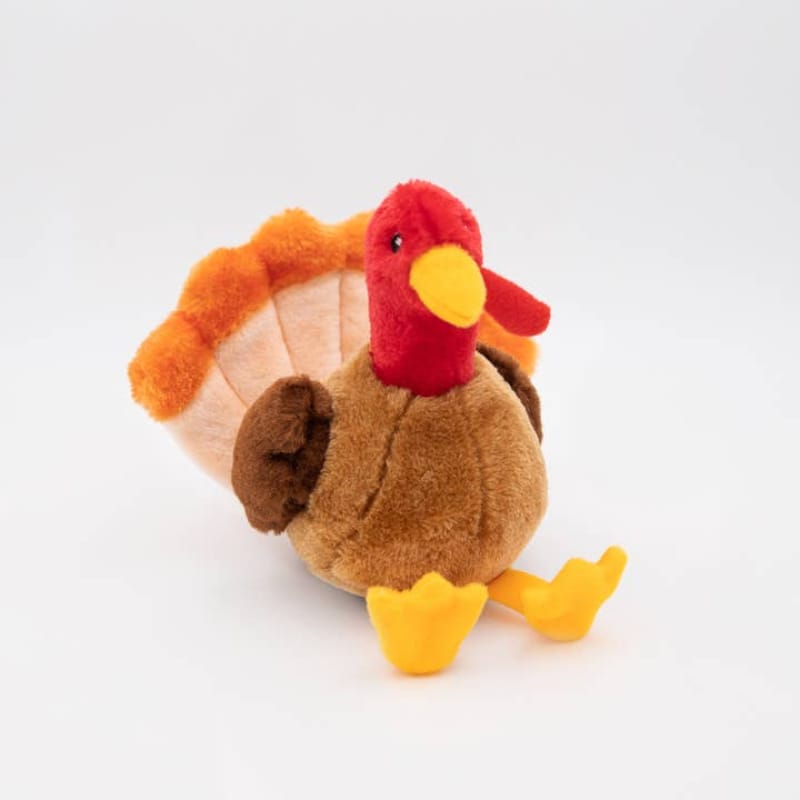 ZippyPaws dog toys Tucker the Turkey Fall Holiday Plush Squeaky Dog Toy