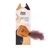 ZippyClaws Cat Toys Squirrel Refillablez Bushy Throw Plush Cat Toy
