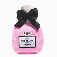 Hugsmart Products Inc Dog Toys Makeup Collection Tail Chaser Perfume Plush Squeak Dog Toy