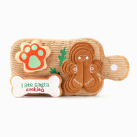 Hugsmart Products Inc dog toys Happy Woofmas Cookie Board Interactive Plush Dog Toy Set