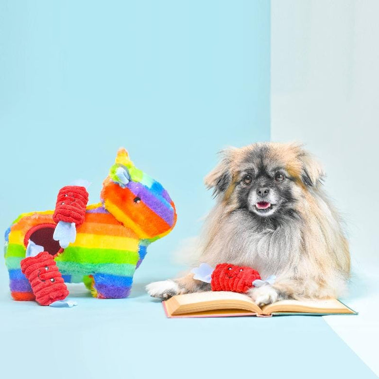 ZippyPaws dog toys Piñata Burrow Interactive Dog Toy