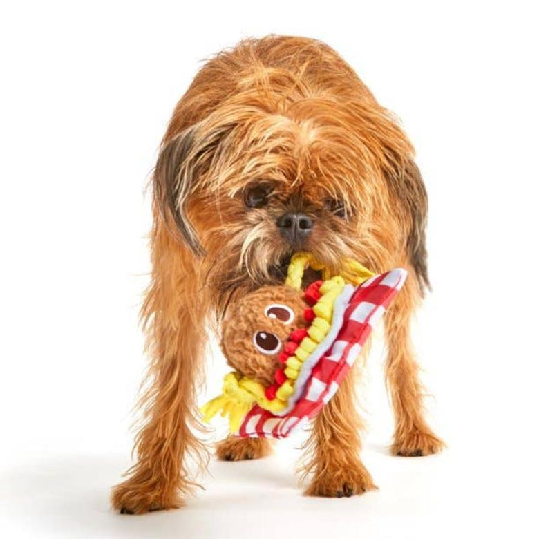 BARK dog toys Spaghetti and Meatballs Medley Dog Toy