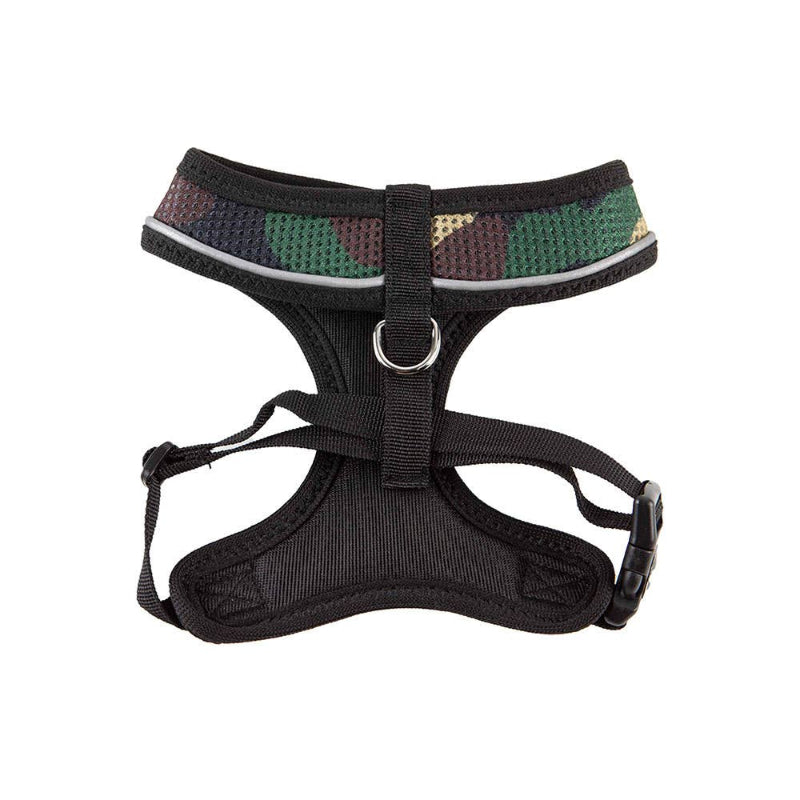 Barker's Bowtique Barker's Bowtique - Hip Doggie -  Ultra Comfort Harness-Camo - Multi: XS