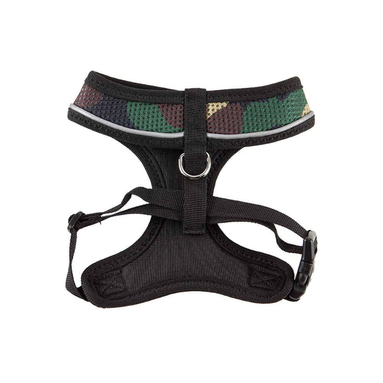 Barker's Bowtique Barker's Bowtique - Hip Doggie -  Ultra Comfort Harness-Camo - Multi: XS