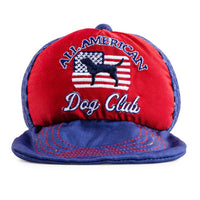 All American Dog Club Trucker Hat Plush Squeaky Dog Toy