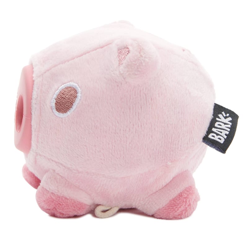 BARK dog toys Hambone Pig Hog Rubber Super Chewer Pink Dog Toy - Med