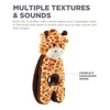 Outward Hound dog toys Cuddle Tugs Giraffe Plush Dog Toy