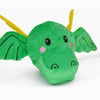 Hugsmart Products Inc dog toys Castle Story Dragon Super Ball Plush Dog Toy