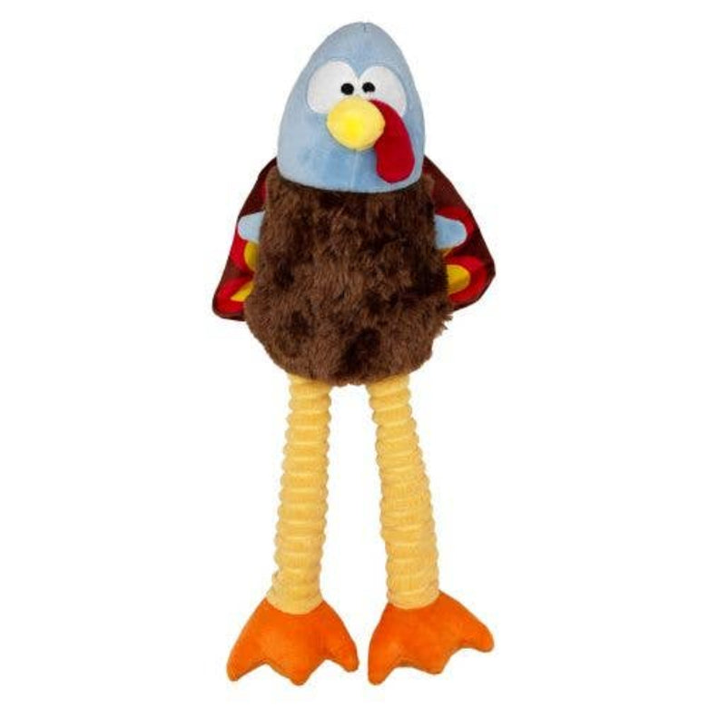 Lankies Feathertail Turkey Fall Season Plush Squeaky Dog Toy