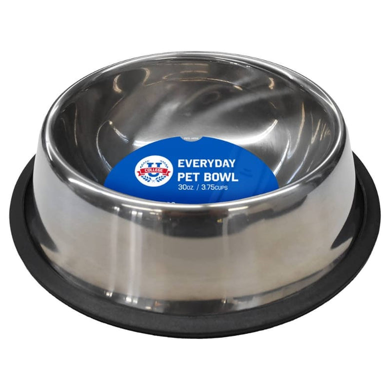 Little Earth Productions Bowls - Feeders GA Bulldogs Stainless Steel Everyday Pet Bowls - 2 Sizes