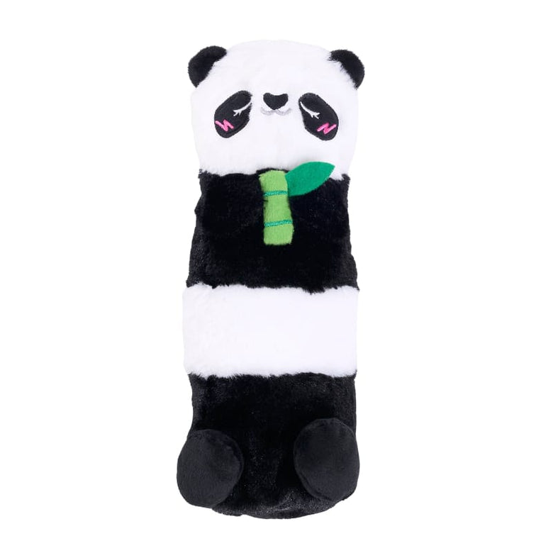 ZippyPaws dog toys Panda Bear Snooziez with Shhhqueaker Plush Dog Toy