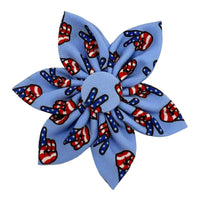 Huxley & Kent Bow Tie SM Patriots For Peace Pinwheel Pet Collar Attachment - 2 Sizes
