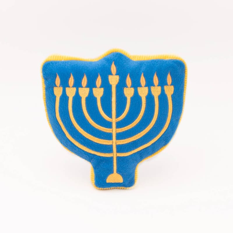 ZippyPaws dog toys Hanukkah Squeakie Menorah Holiday Dog Toy