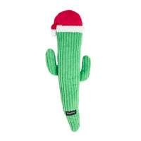 Holiday Jigglerz Christmas Cactus Plush Squeaky Dog Toy
