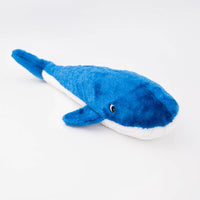 ZippyPaws dog toys Jigglerz Blue Whale Plush Dog Toy