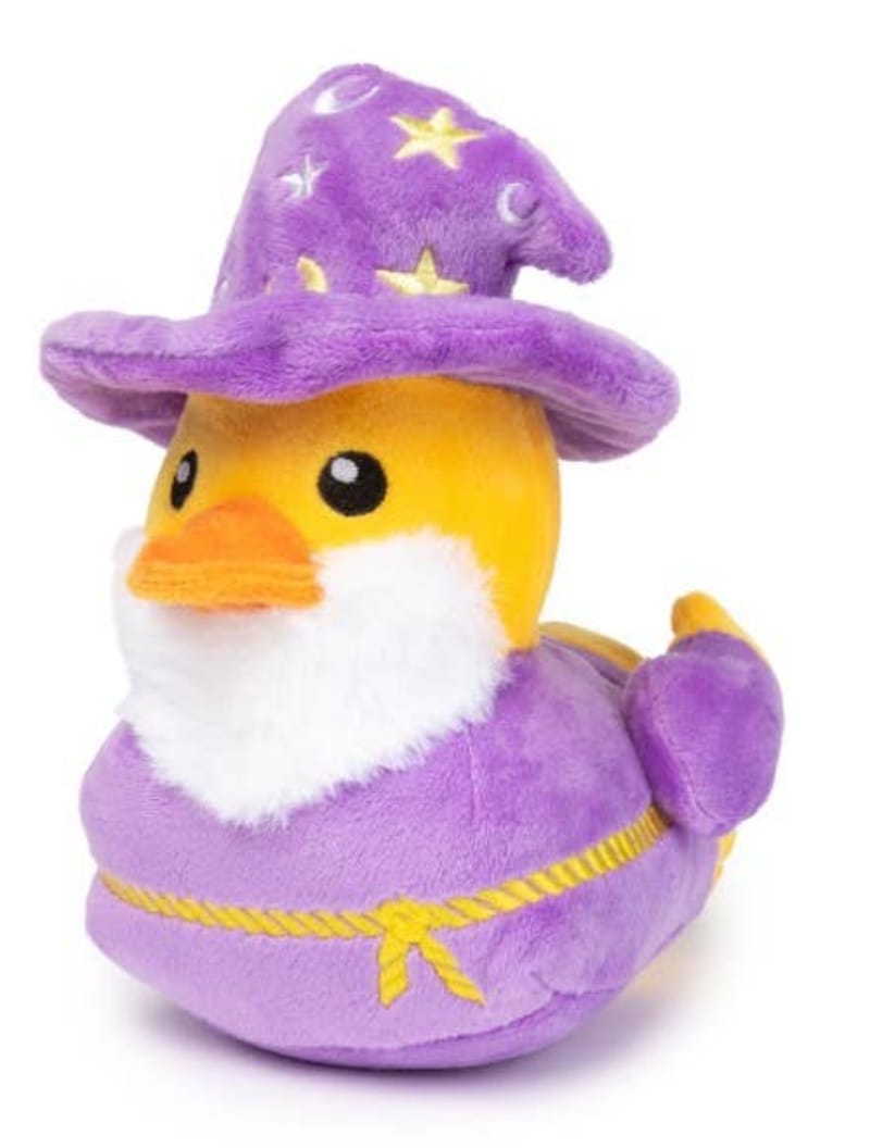 FuzzYard dog toys SM Sirius Quack Magical Purple Duck Plush Squeak Dog Toy - 2 Sizes